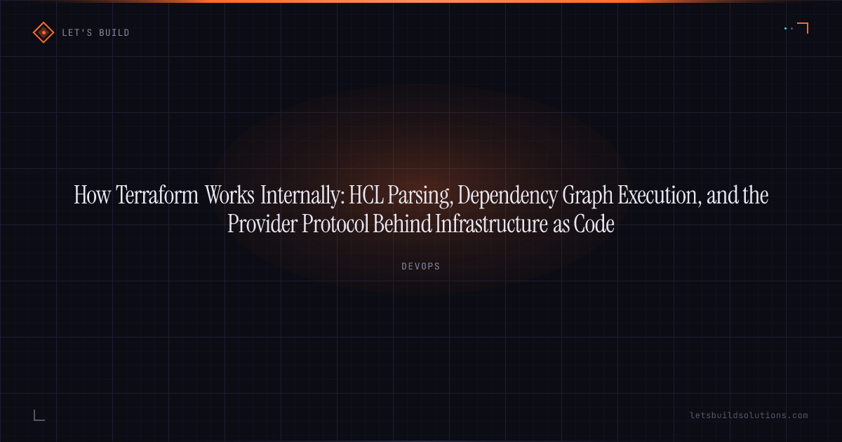 How Terraform Works Internally: HCL Parsing, Dependency Graph Execution, and the Provider Protocol Behind Infrastructure as Code