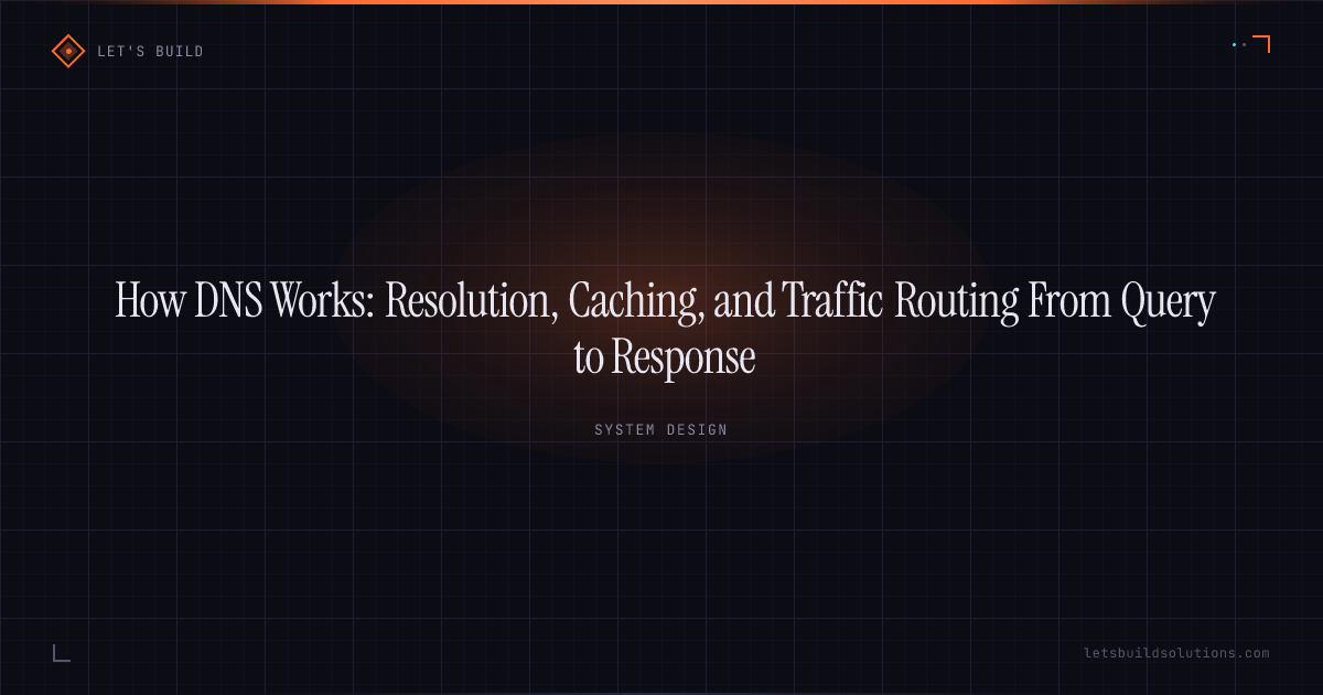How DNS Works: Resolution, Caching, and Traffic Routing From Query to Response