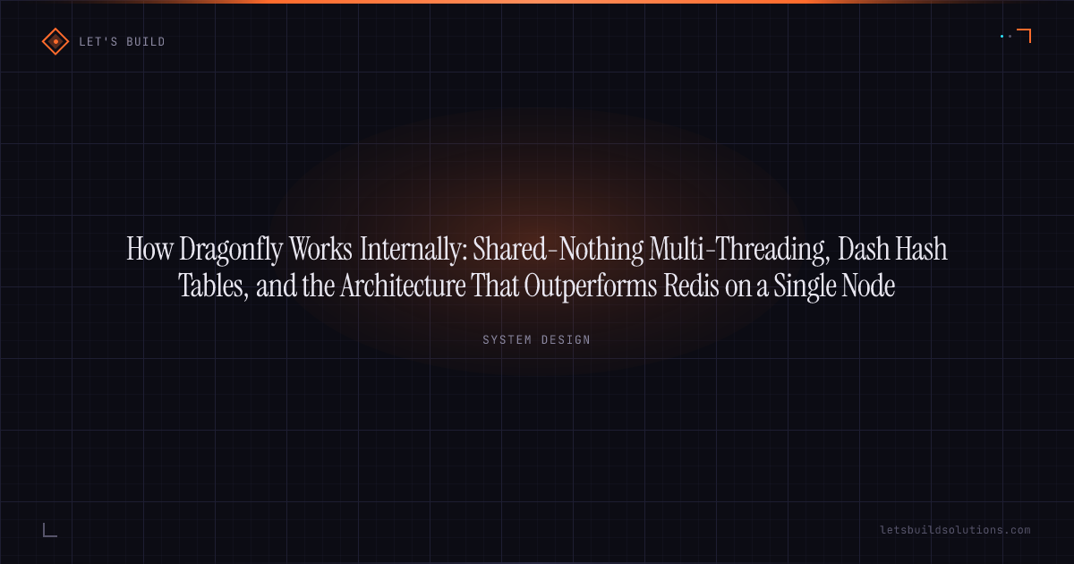 How Dragonfly Works Internally: Shared-Nothing Multi-Threading, Dash Hash Tables, and the Architecture That Outperforms Redis on a Single Node