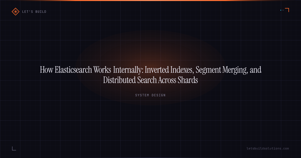 How Elasticsearch Works Internally: Inverted Indexes, Segment Merging, and Distributed Search Across Shards