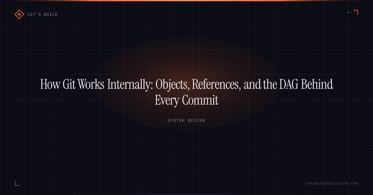 How Git Works Internally: Objects, References, and the DAG Behind Every Commit