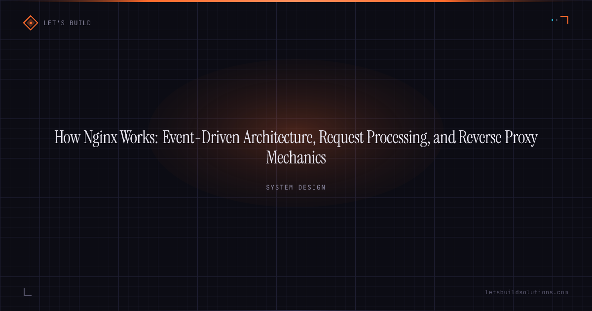 How Nginx Works: Event-Driven Architecture, Request Processing, and Reverse Proxy Mechanics
