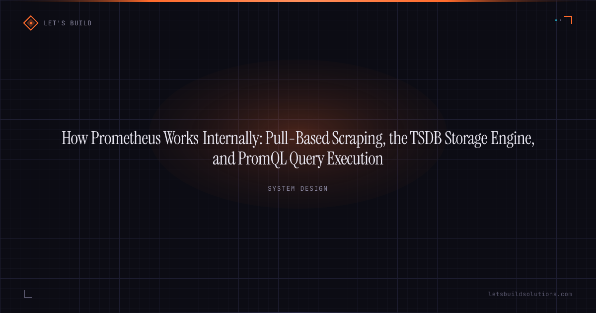 How Prometheus Works Internally: Pull-Based Scraping, the TSDB Storage Engine, and PromQL Query Execution